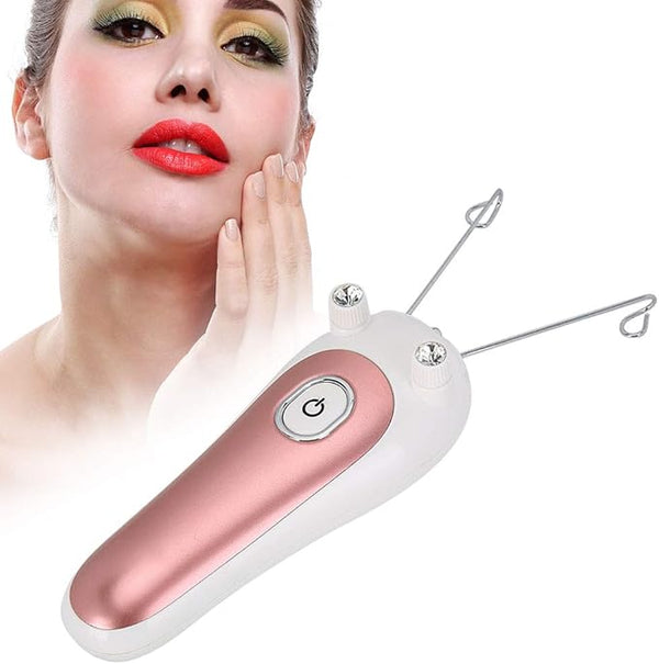 إزالة شعر الوجه بالخيط الكهربائي للنساء